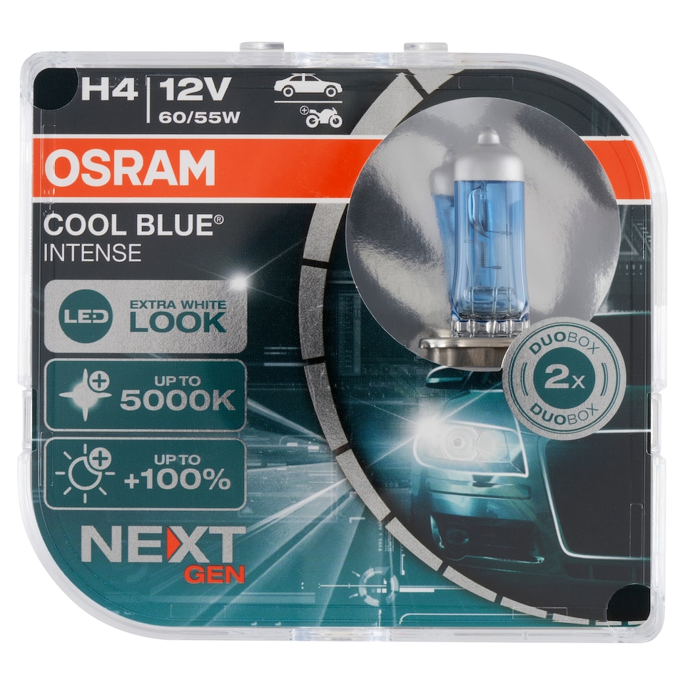 Osram Cool Blue Intense žárovky H4 12V 60/55W 2 ks