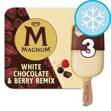 Magnum White Chocolate & Berry Remix Ice Cream 3X85ml