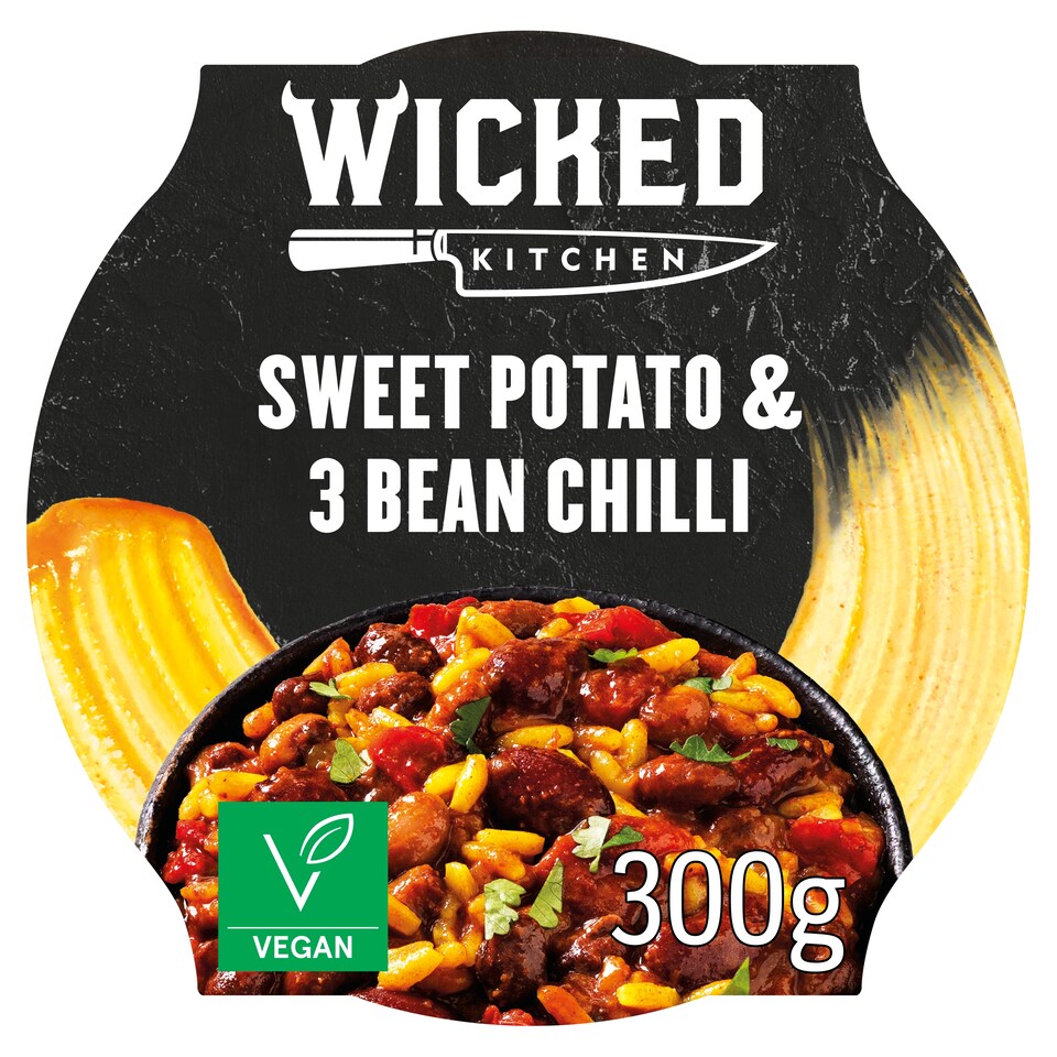 Wicked Kitchen Sweet Potato & 3 Bean Chilli 300G