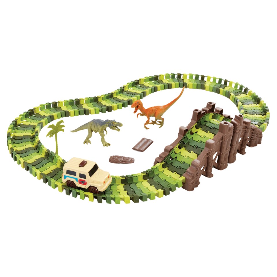Addo Totally Tracks Dino 120 db-os dinós versenypálya szett   1. kép