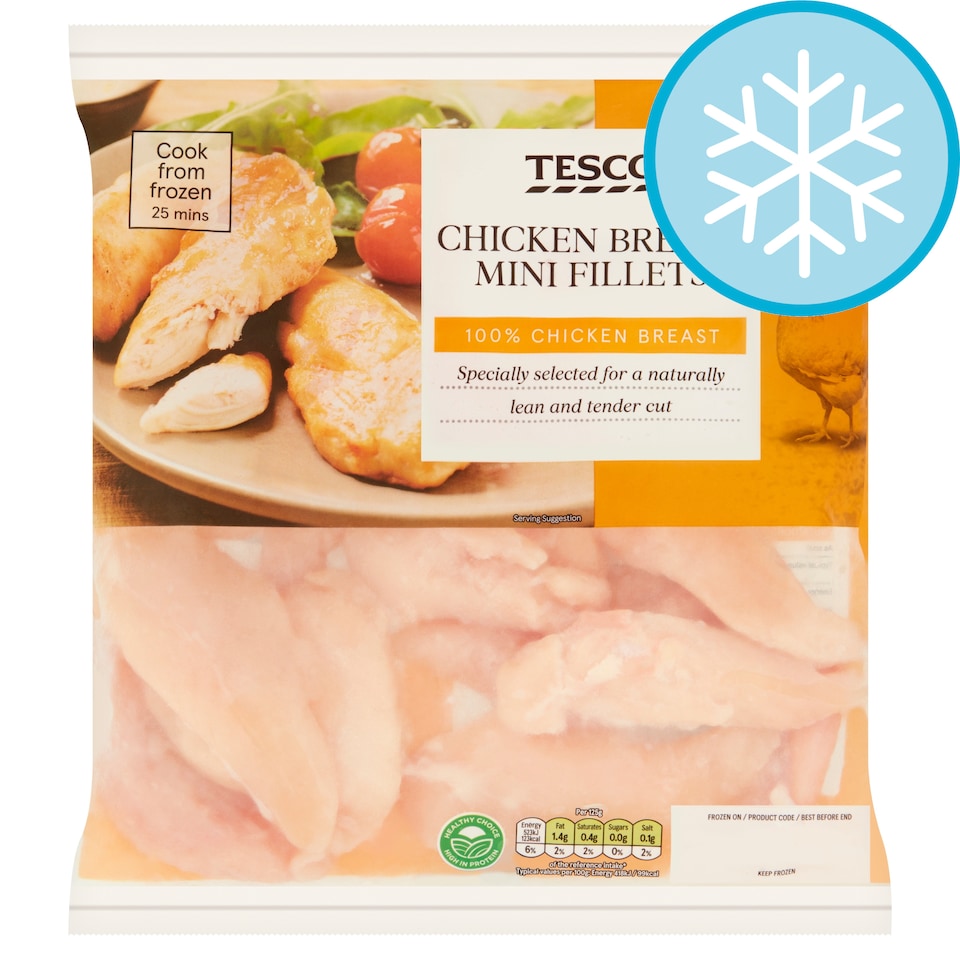 Tesco Chicken Breast Mini Fillets 500g