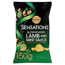Sensations Slow Roasted Lamb & Mint Sauce Potato Crisps 150g