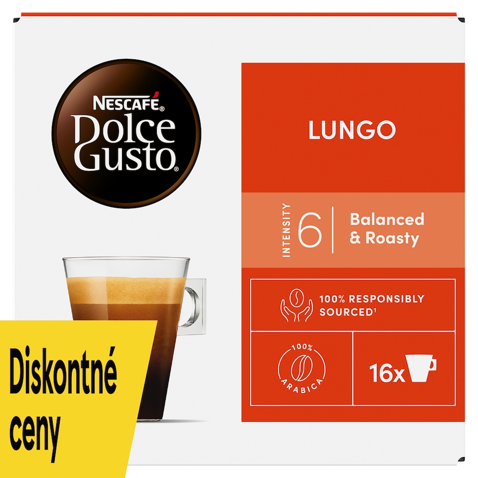 obrázok 1 z NESCAFÉ Dolce Gusto Lungo - káva v kapsulách - 16 ks