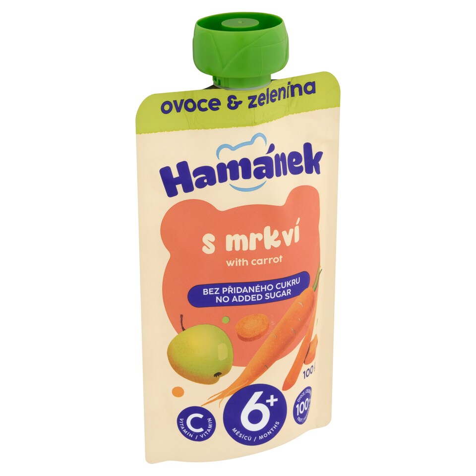image 1 of Hamánek Infant Nutrition Apple with Carrot 100 g