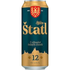 Starobrno Štatl 12 pivo ležák světlý 0,5l