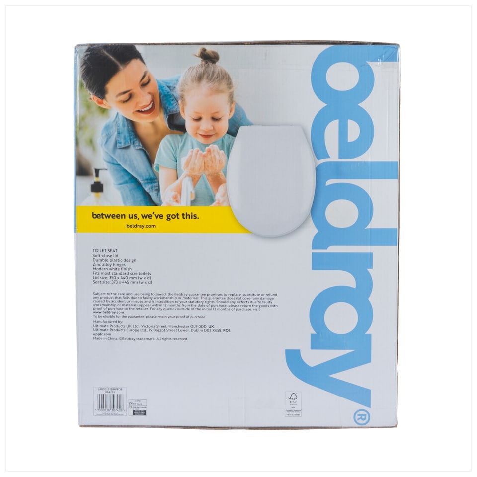 image 1 of Beldray Antibacterial Toilet Seat
