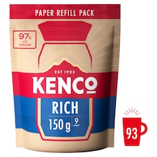 Kenco Rich Instant Coffee Paper Refill 150g