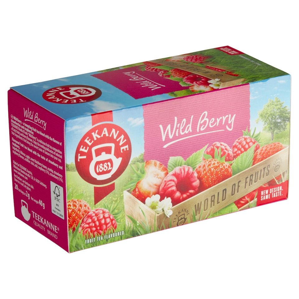 obrázok 1 z TEEKANNE Wild Berry, World of Fruits, 20 vrecúšok, 40 g