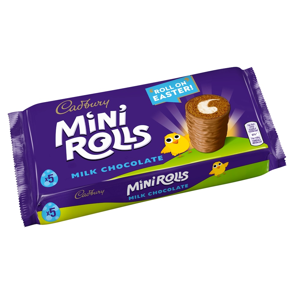 image 1 of Cadbury Mini Rolls - Milk Chocolate 5 Pack