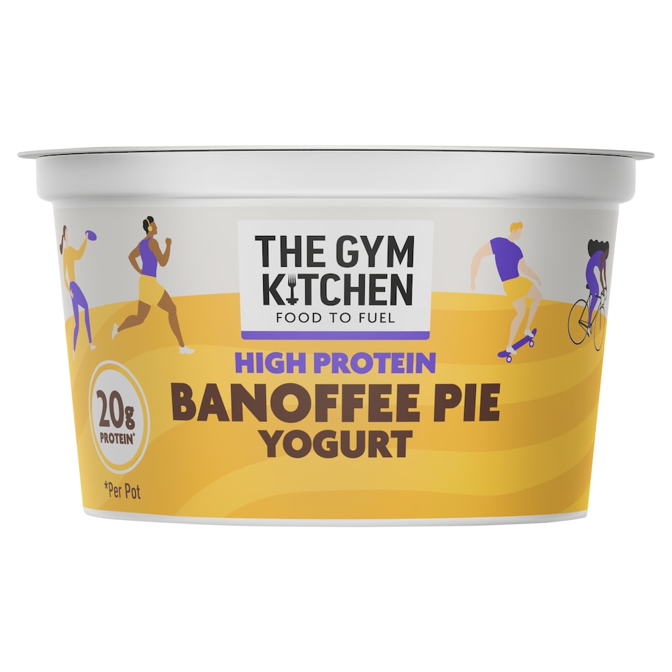 image 1 of The Gym Kitchen High Protein Banoffee Pie Yogurt 200g