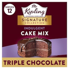 Mr Kipling Signature Baking Triple Chocolate Cake Mix 416g