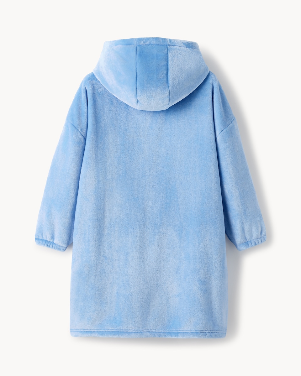 image 1 of Manchester City Fleece Hoodie in Blue