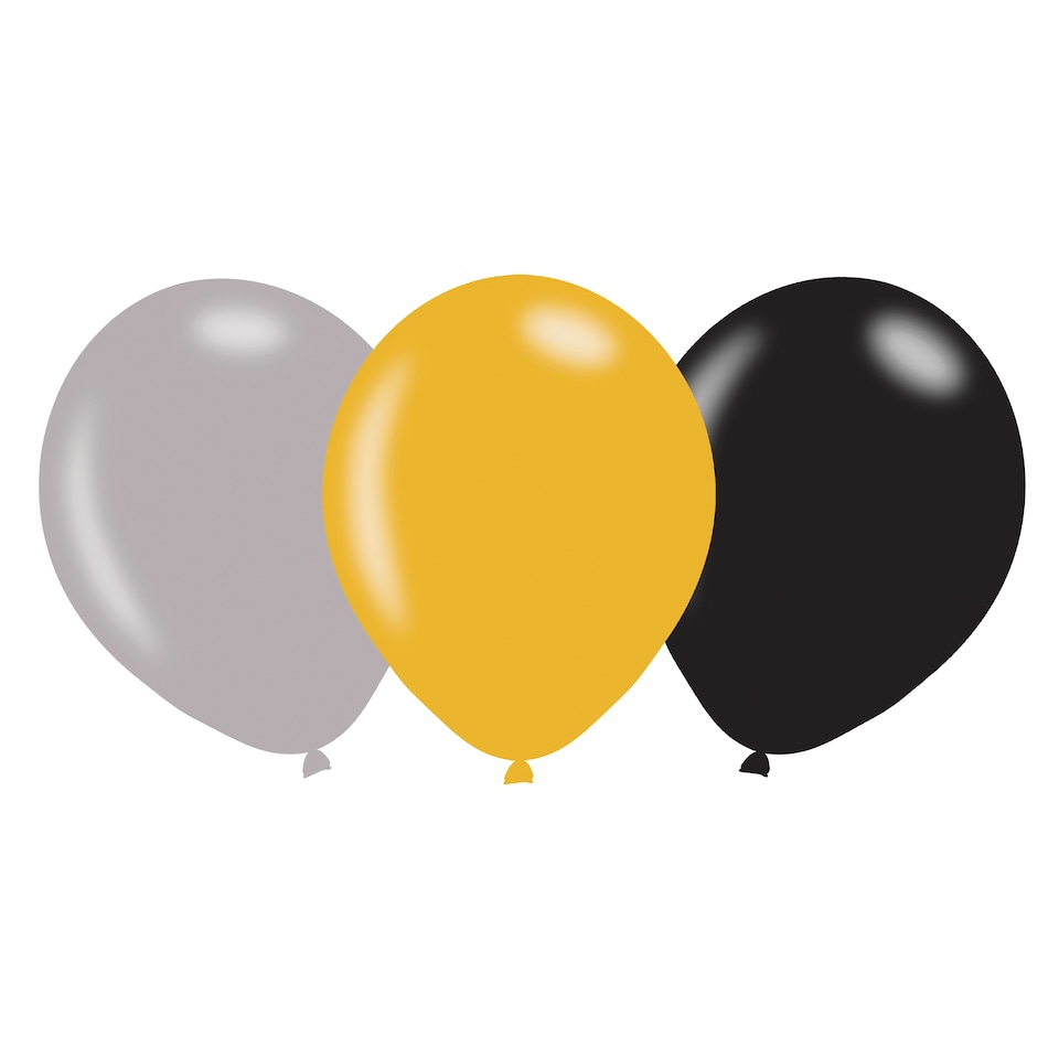 Tesco Gold Silver Mix Balloons 10 Pack