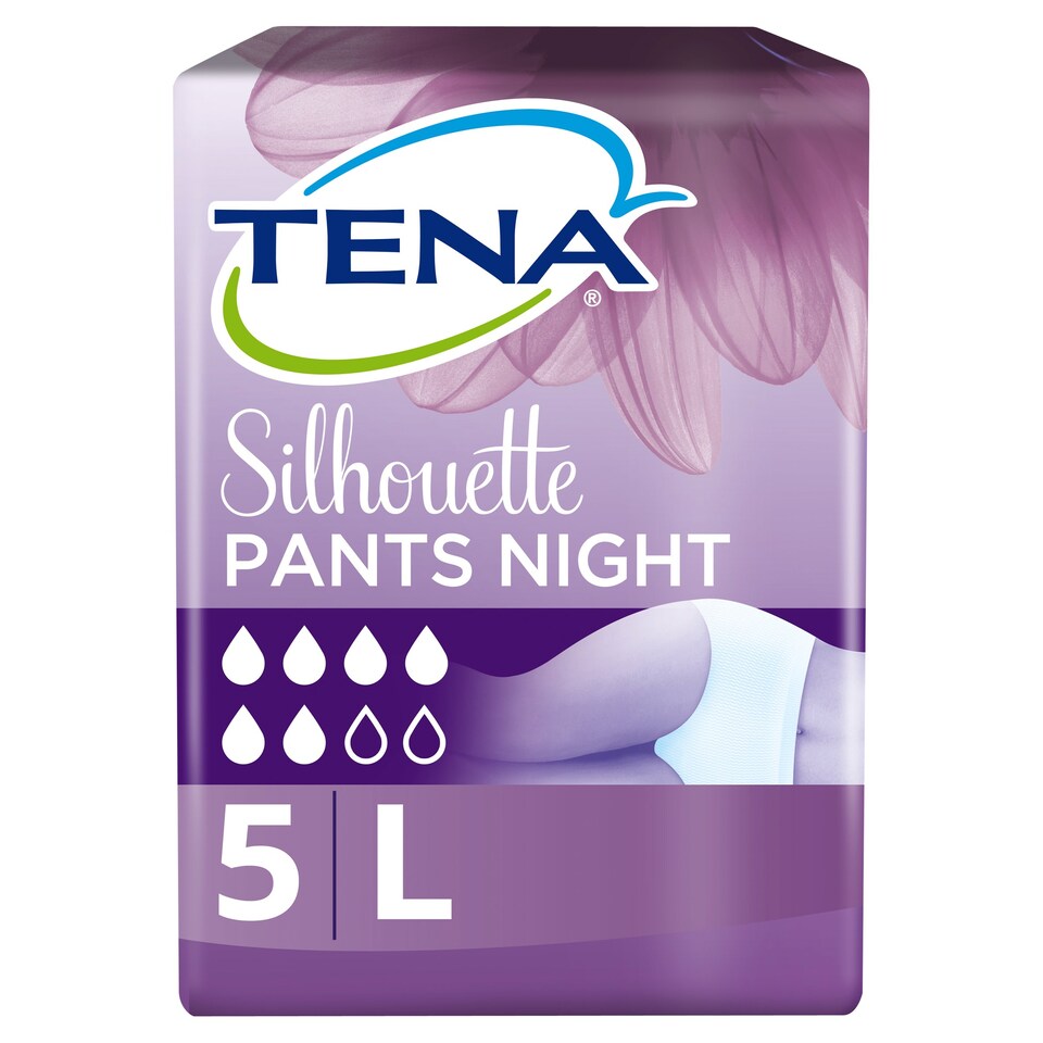 Tena Lady Pants Night Size Large X5