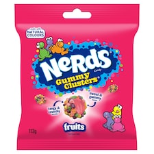 Nerds Gummy Clusters Candy - Fruits 113g