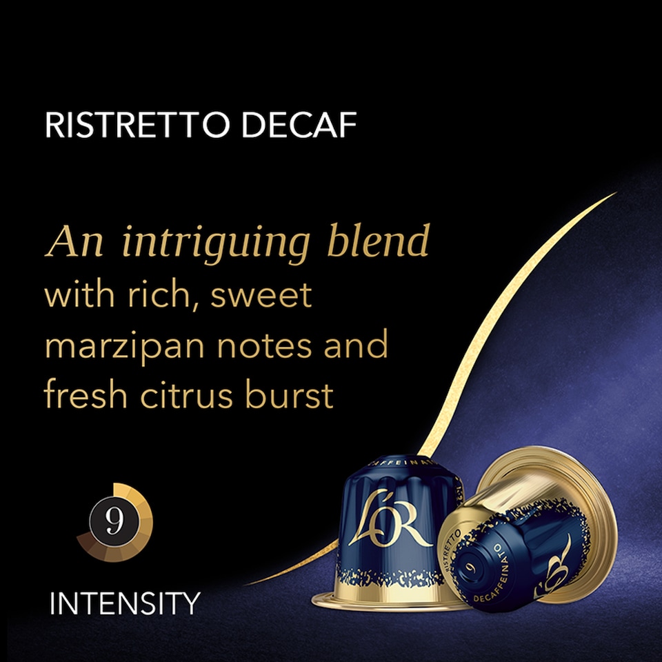 image 1 of L'or. 10 Espresso Ristretto Decaff Coffee Pods 52G