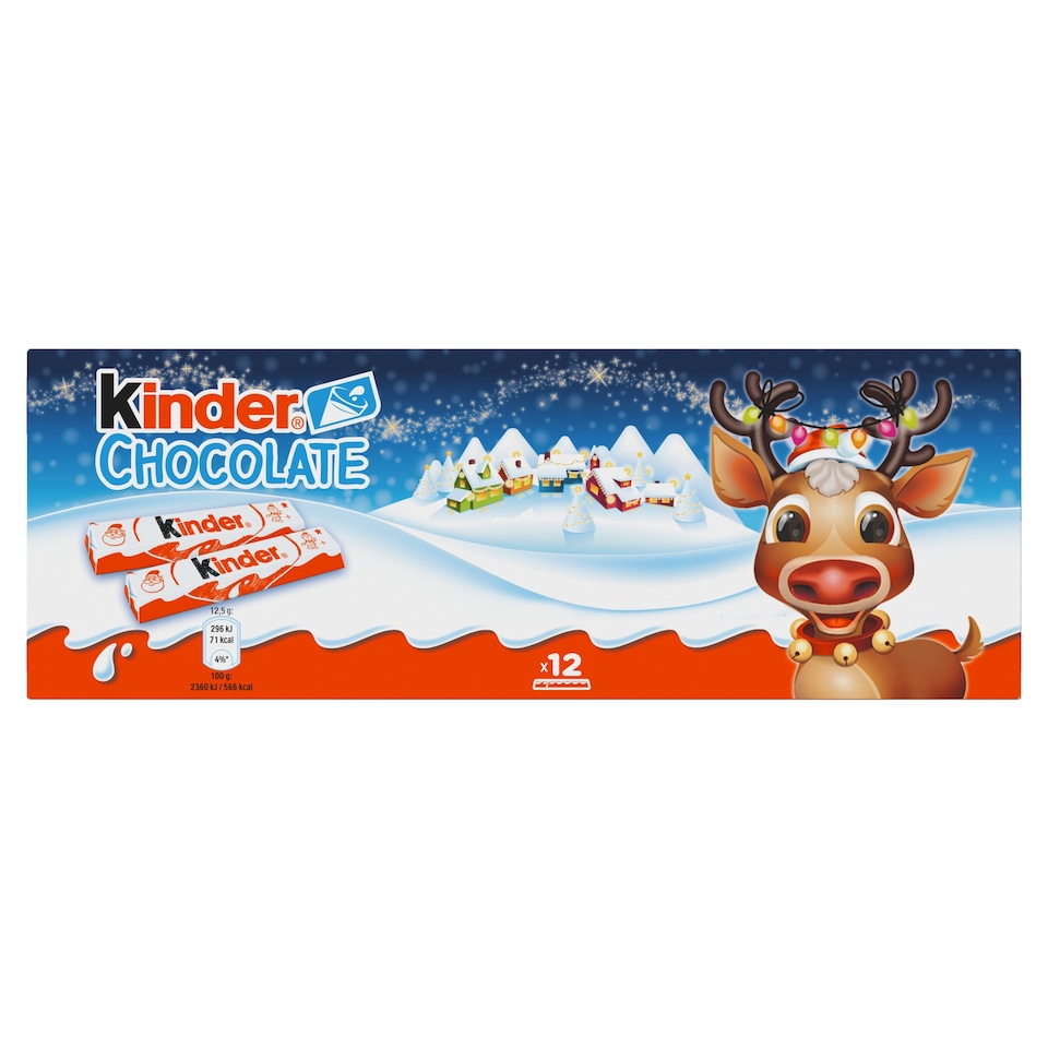 obrázok 1 z Kinder Chocolate Tyčinky z mliečnej čokolády s mliečnou náplňou 12 ks 150 g