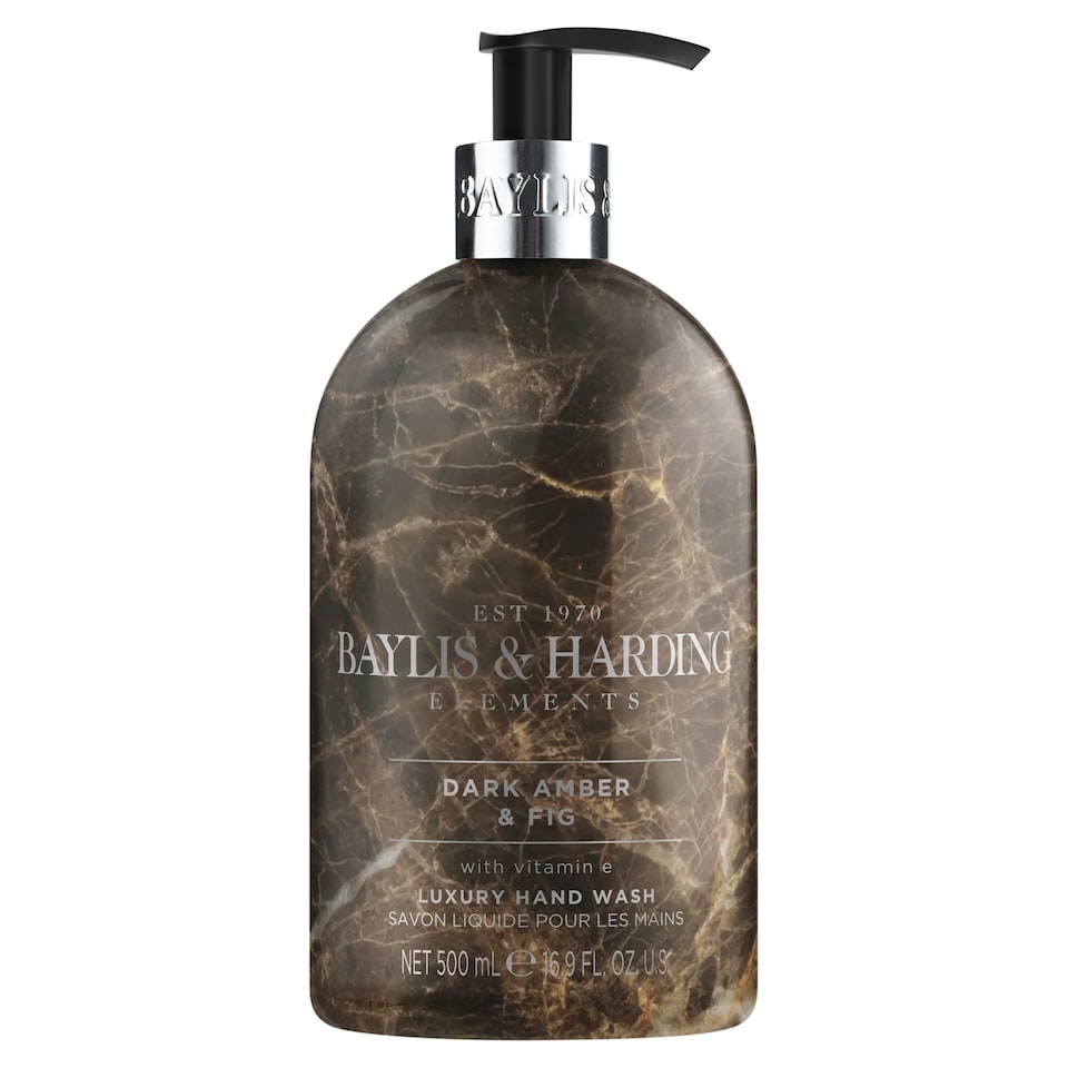 image 1 of Baylis & Harding Elements Luxury Hand Wash - Dark Amber & Fig 500ml