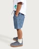 image 2 of F&F Boys Cotton Rich Drawstring Shorts in Blue