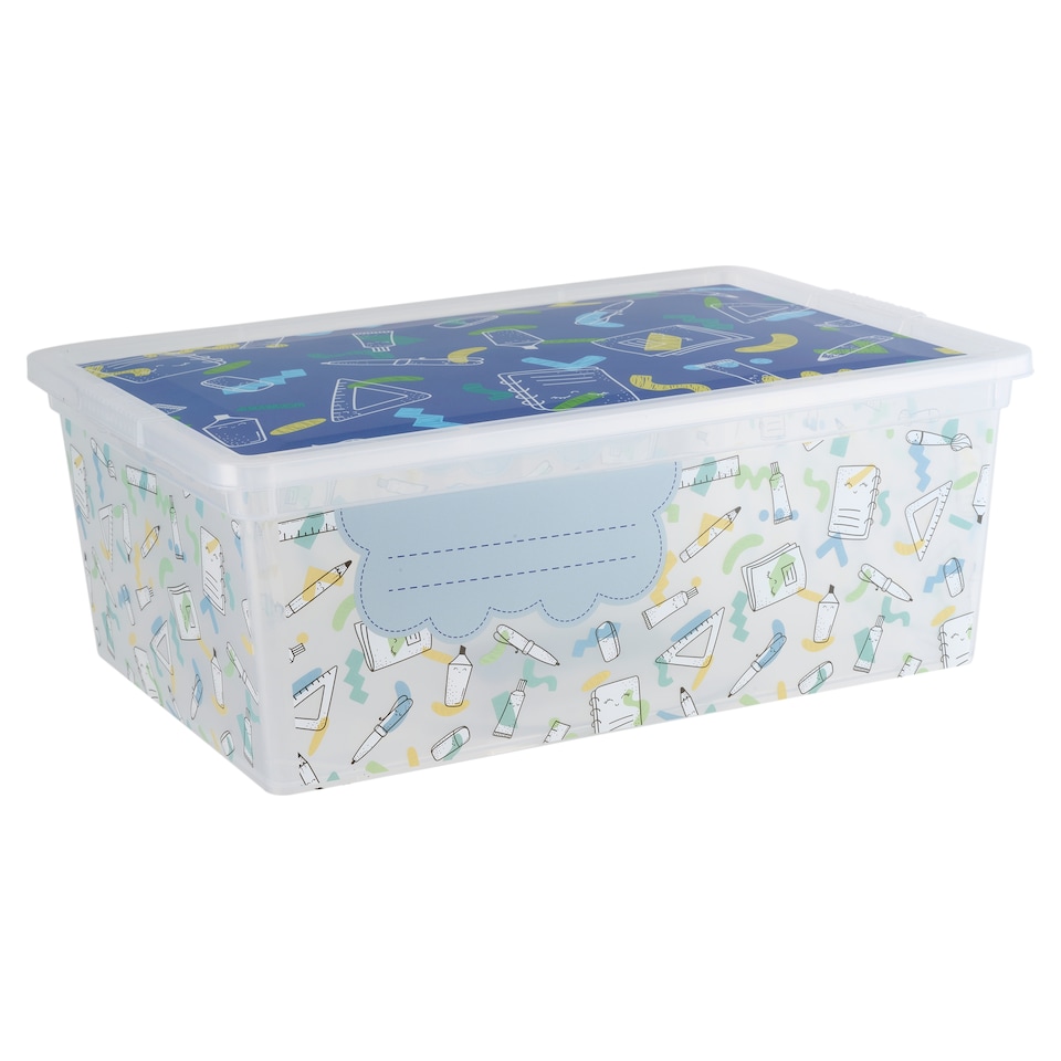 image 1 of Curver Blue Box S, 11 l, 37 x 26 x 14H cm