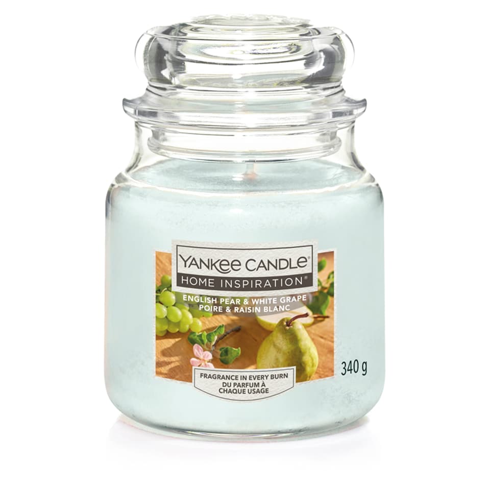 Yankee English Pear & White Grape Medium Jar