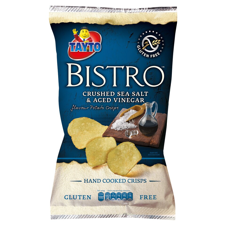 Tayto Bistro Salt And Vinegar Crisps 135G