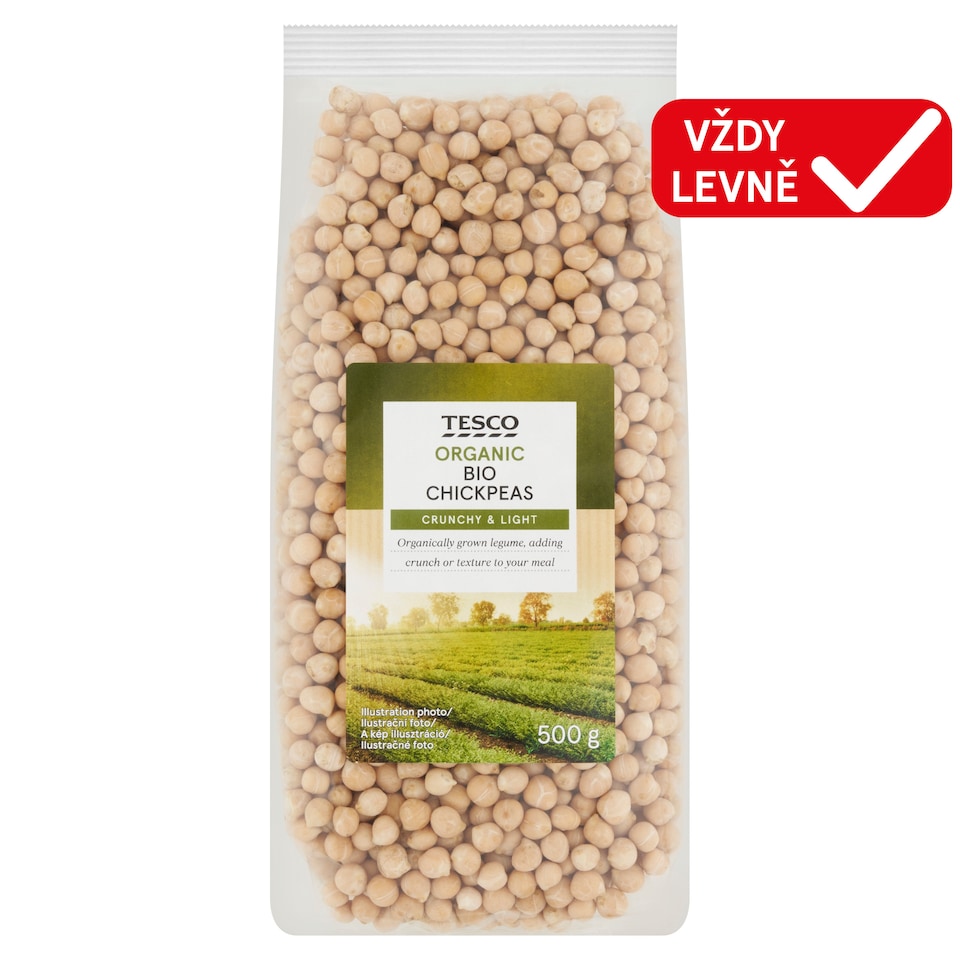 Tesco Organic Chickpeas 500g