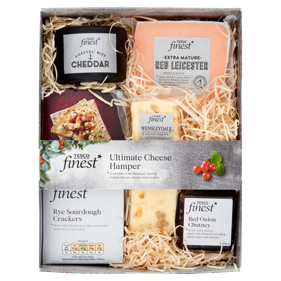 Tesco Finest Ultimate Cheese Hamper 1.01Kg Tesco Groceries
