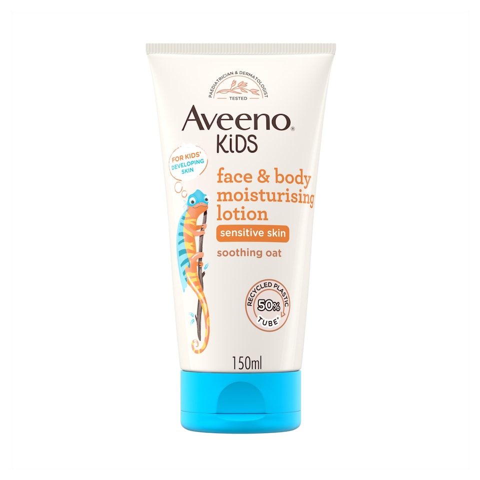 image 1 of Aveeno Kids Moisturising Face & Body Lotion Kids Moisturiser 150ml