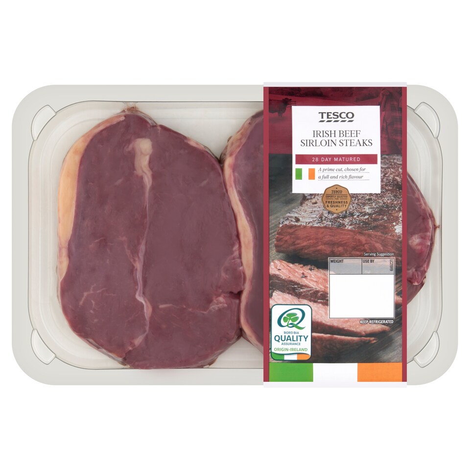 Tesco Irish Sirloin Steak 513G