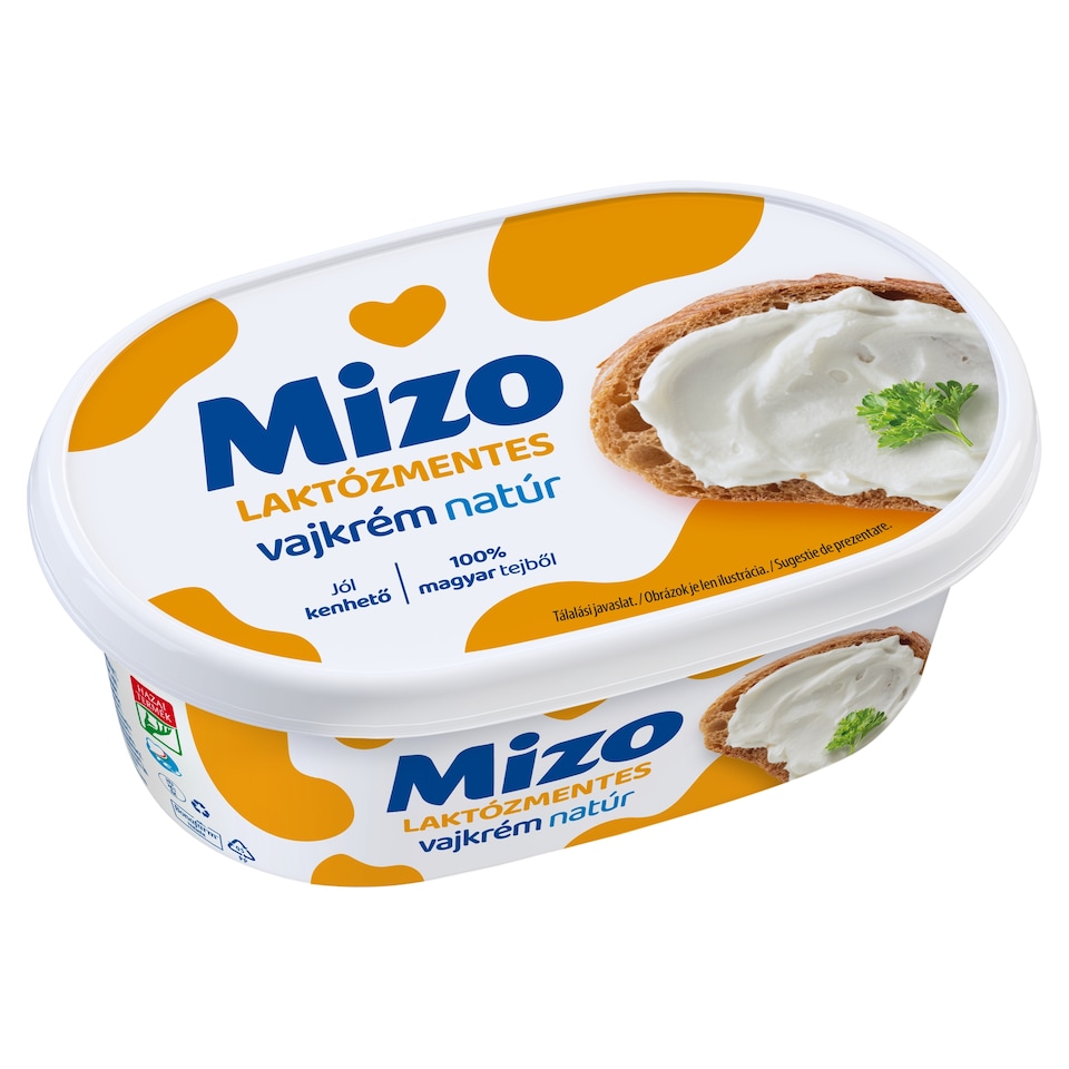 Mizo laktózmentes natúr vajkrém 200 g  1. kép