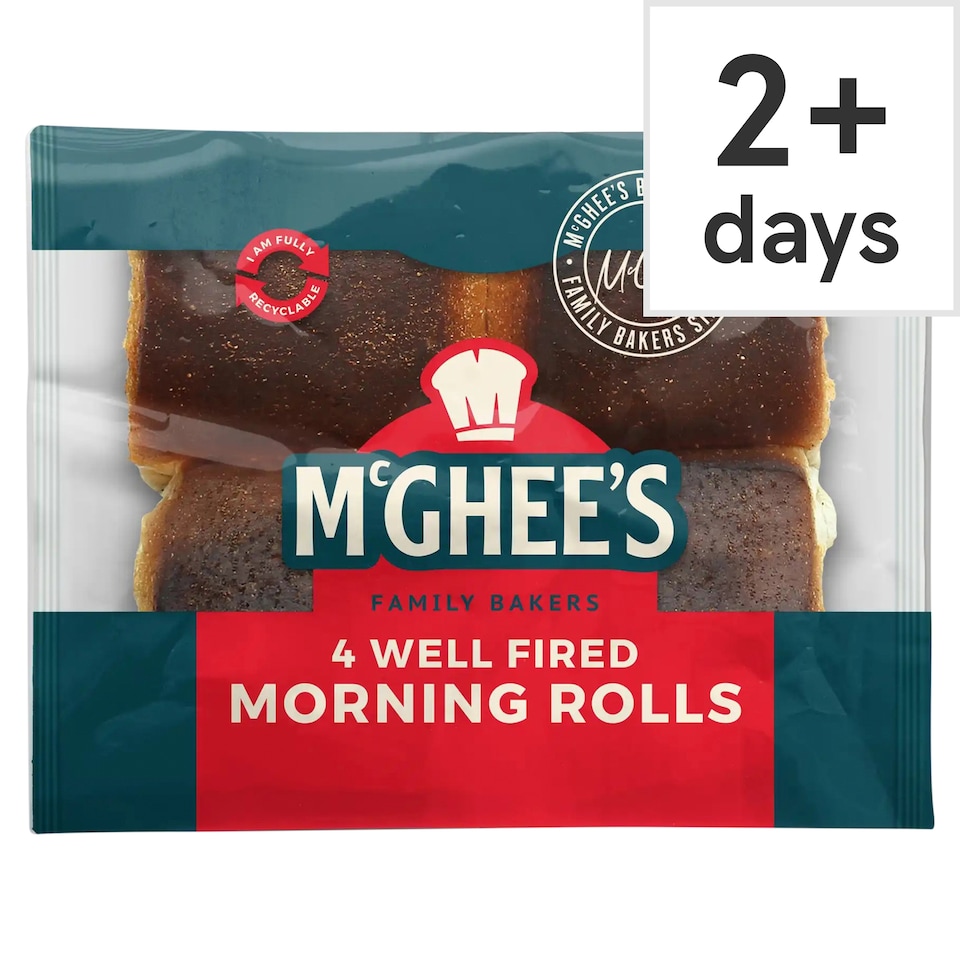McGhee's Well Fired Morning Rolls 4 Pack