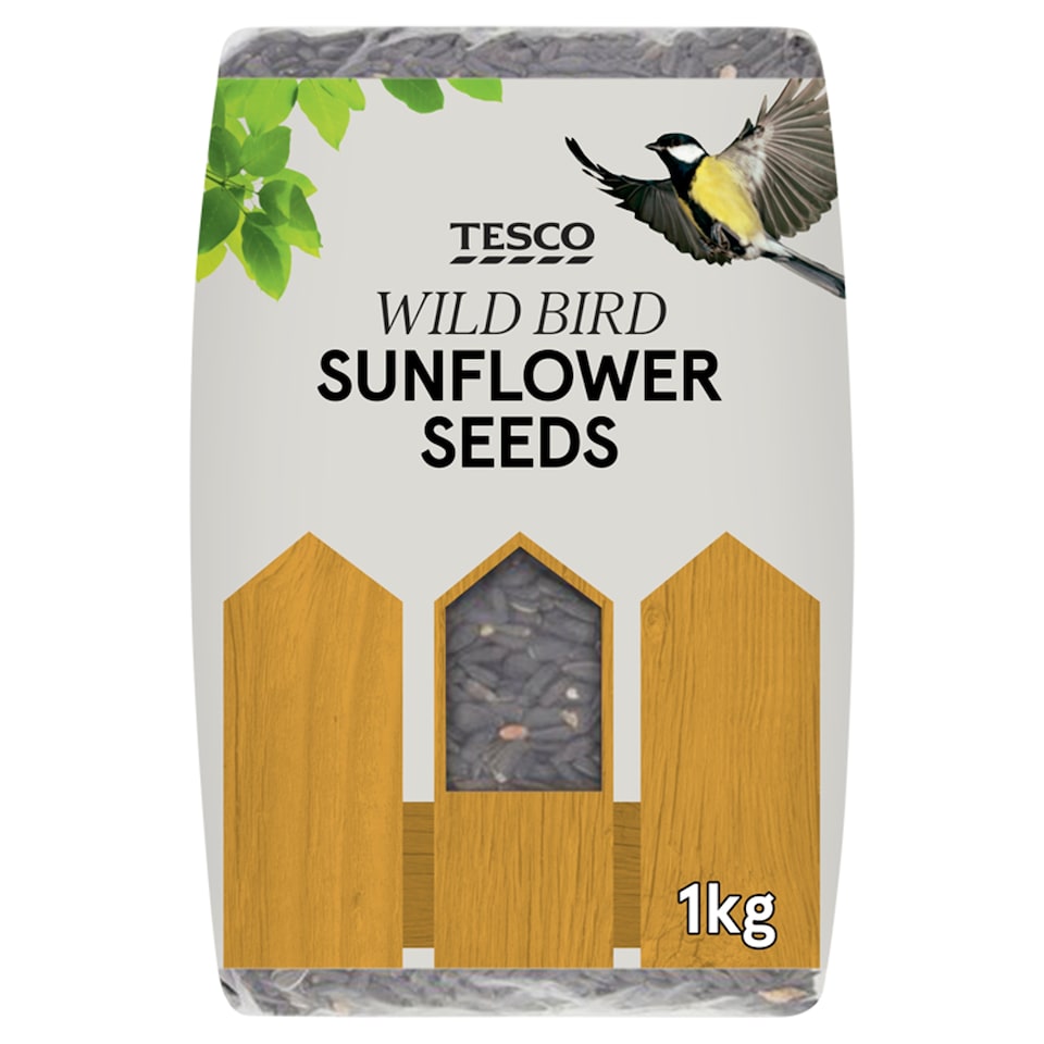 Tesco Wild Bird Sunflower Seeds 1Kg