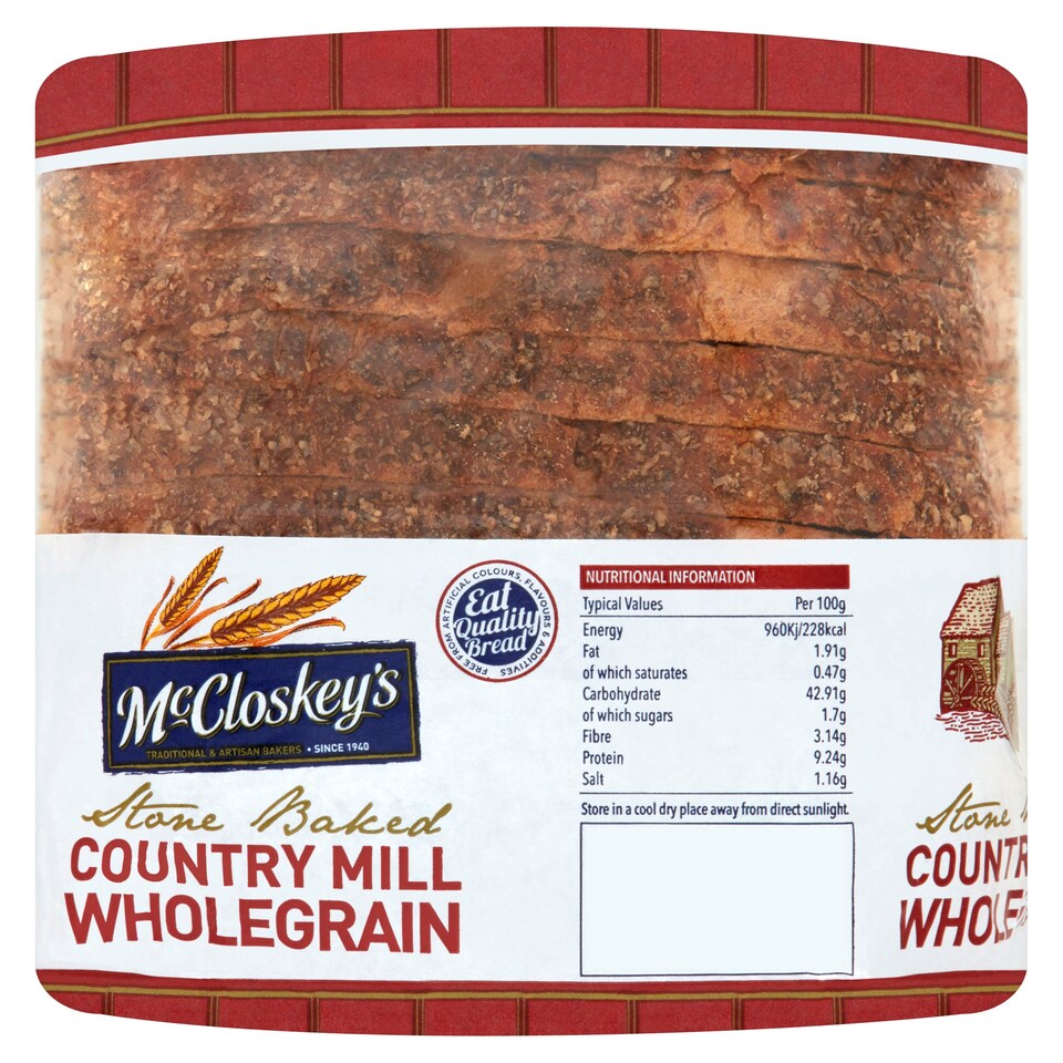Country Mill Wholegrain Bread 550G
