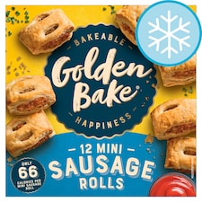 Golden Bake 12 Mini Sausage Rolls 300G