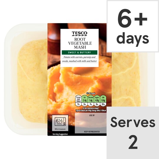 Tesco Root Vegetable Mash 425G Tesco Groceries