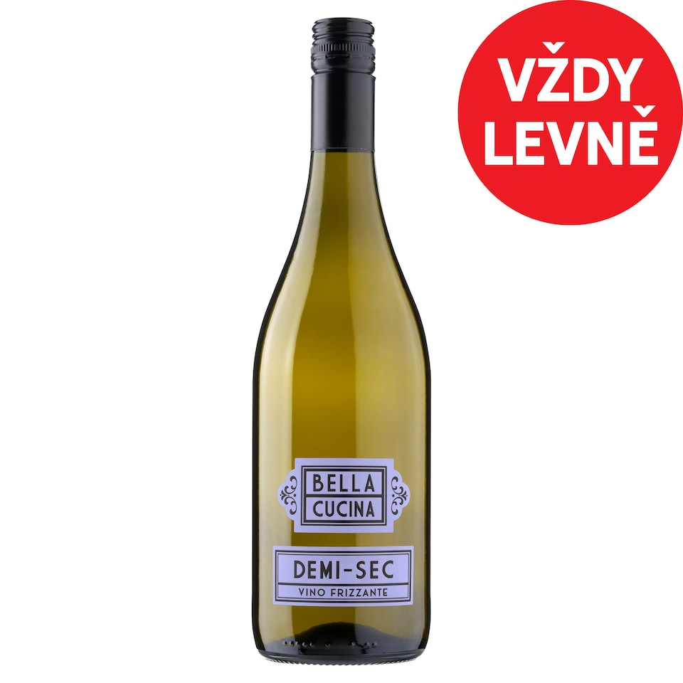 Bella Cucina Demi-Sec White Semi-Dry Sparkling Wine 750ml