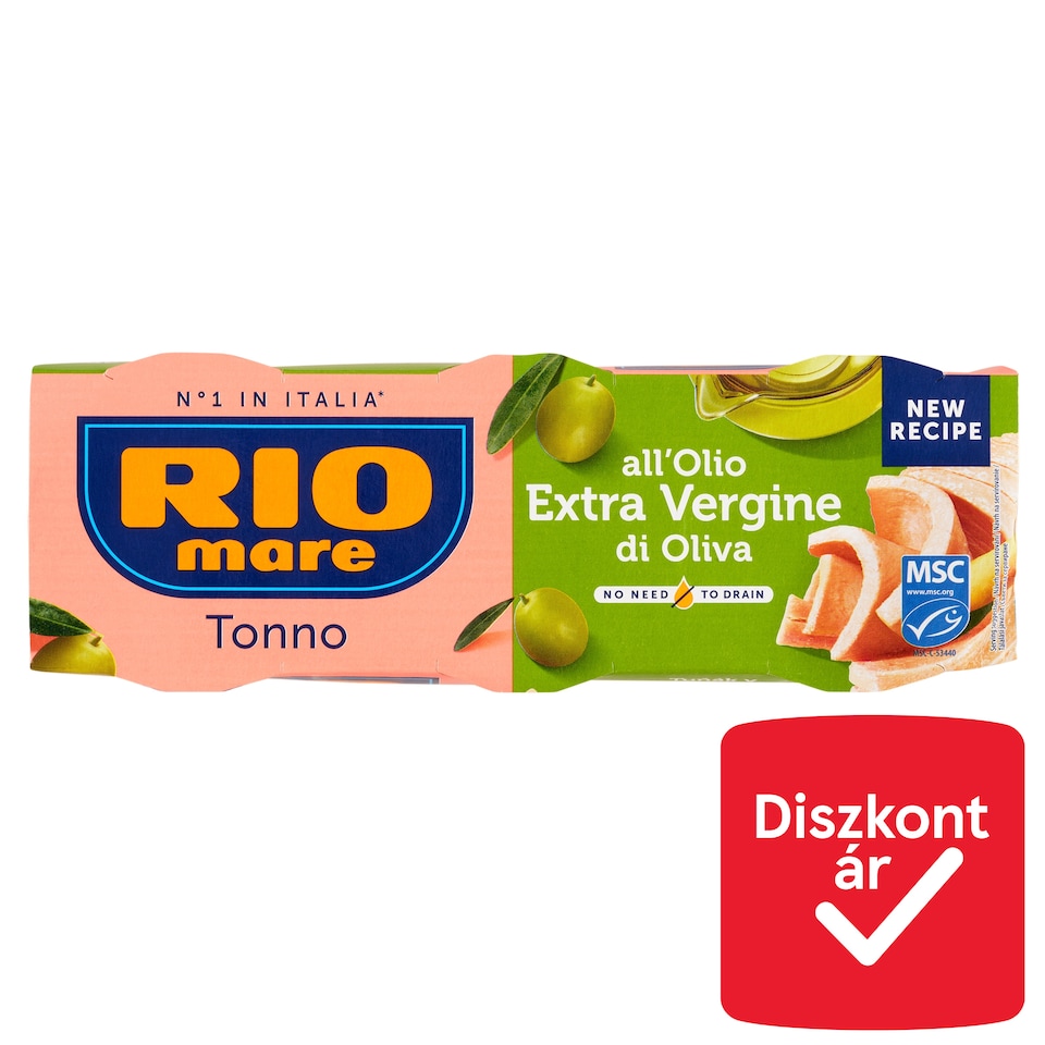 Rio Mare tonhaldarab extra szűz olívaolajban 3 x 65 g