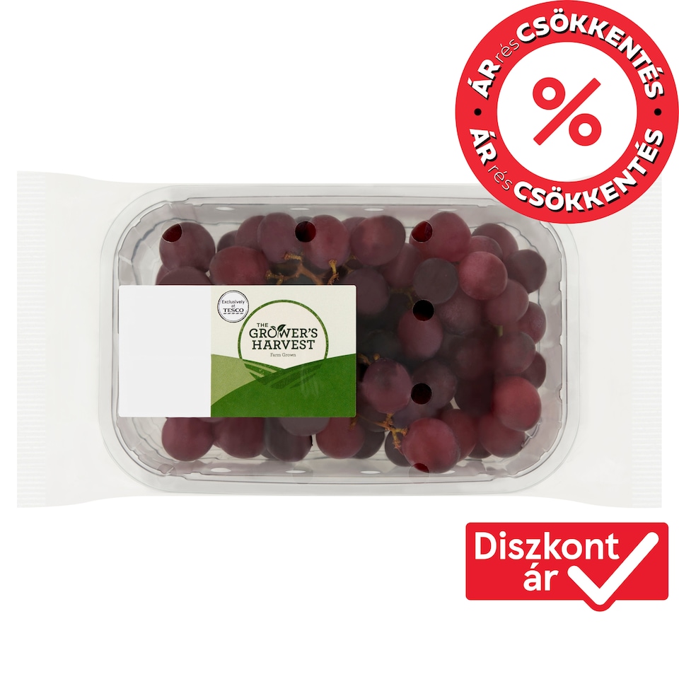 The Grower's Harvest Red Seedless Grapes 500 g
