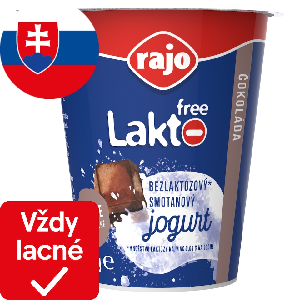 obrázok 1 z Rajo Lakto Free Smotanový jogurt čokoláda 145 g