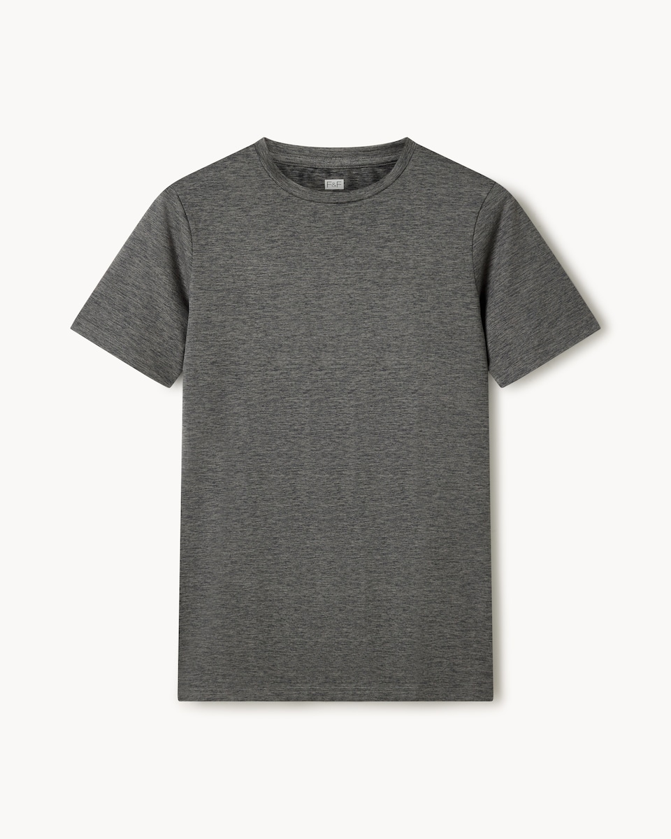F&F WARMPLUS™ Medium Warmth Thermal Short Sleeved T-Shirt in Grey
