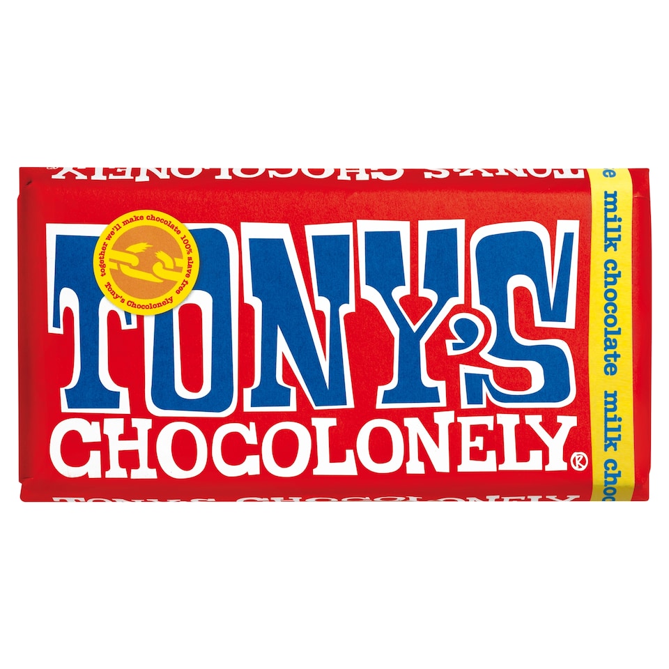 Tony's Chocolonely Milk Chocolate 180G
