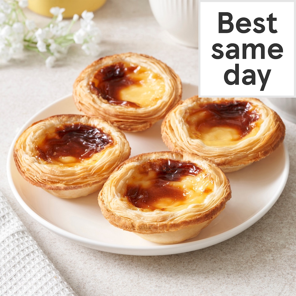 image 1 of Tesco Pastel De Nata 4 Pack