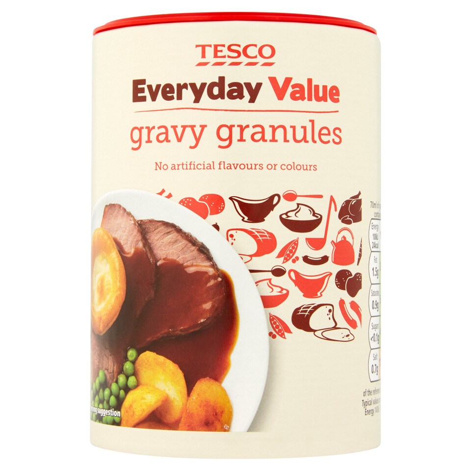 TESCO EDAY VALUE GRAVY GRANULES 200G