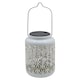image 1 of Tesco White Solar Marrakech Metal Lantern
