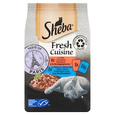 Sheba Fresh Cuisine Kompletní mokré krmivo pro dospělé kočky 6 x 50g (300g)