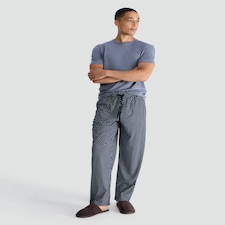F&F Short Sleeved Top and Geometric Bottoms Pyjamas in Grey