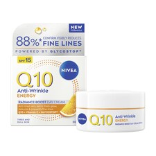NIVEA Q10 Energy Day Cream Moisturiser SPF15 50ml