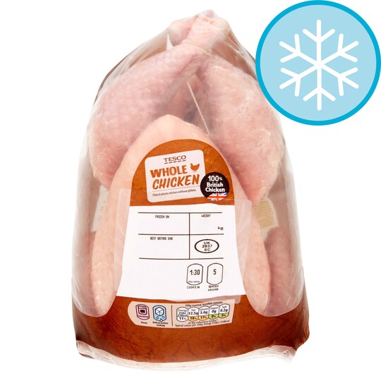 Tesco Frozen Whole Chicken 1.25 kg Tesco Groceries