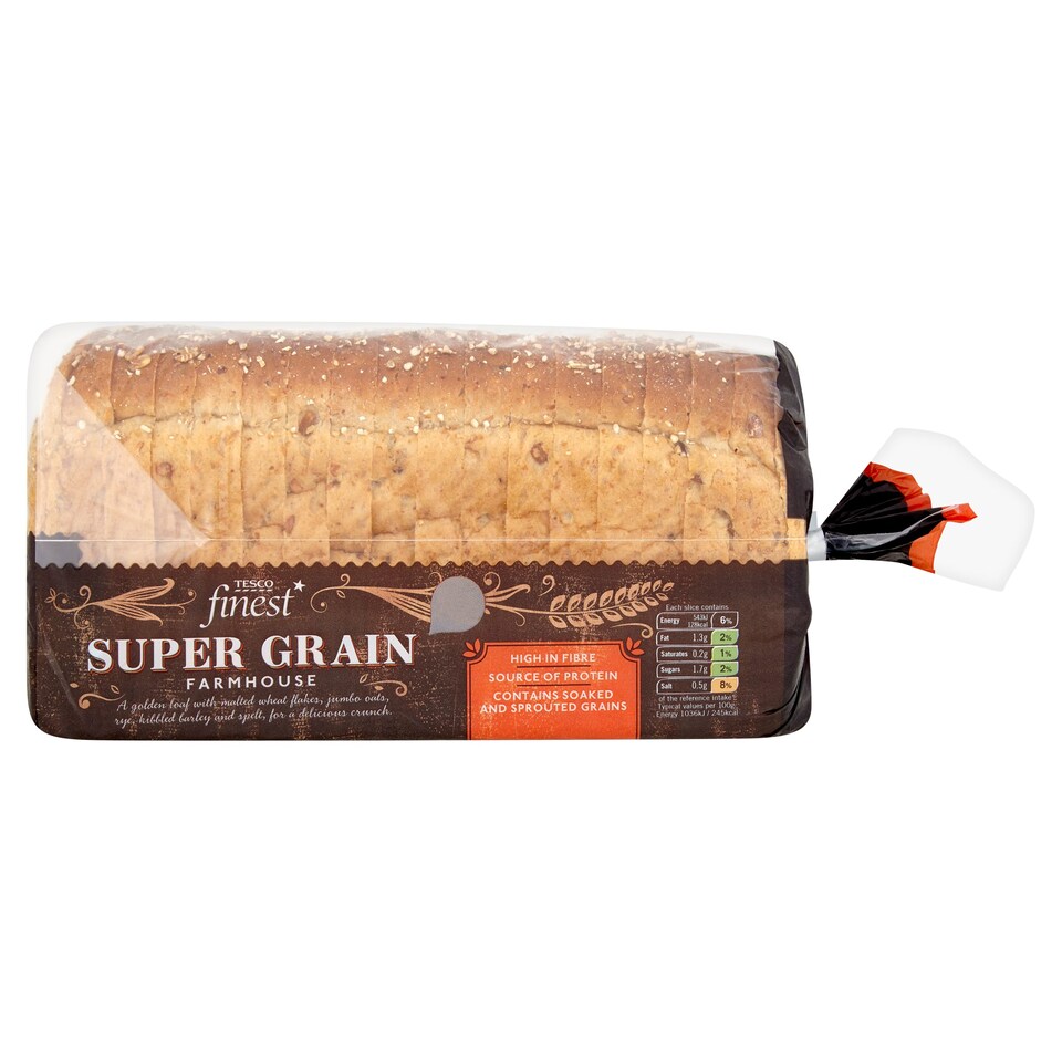 Tesco Finest Super Grained F/Hse Bread 800g